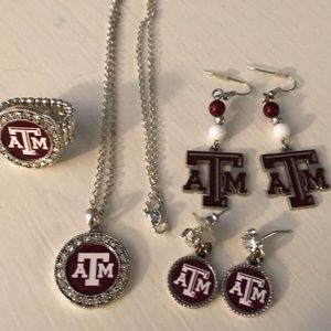 Texas A & M costume jewelry bundle